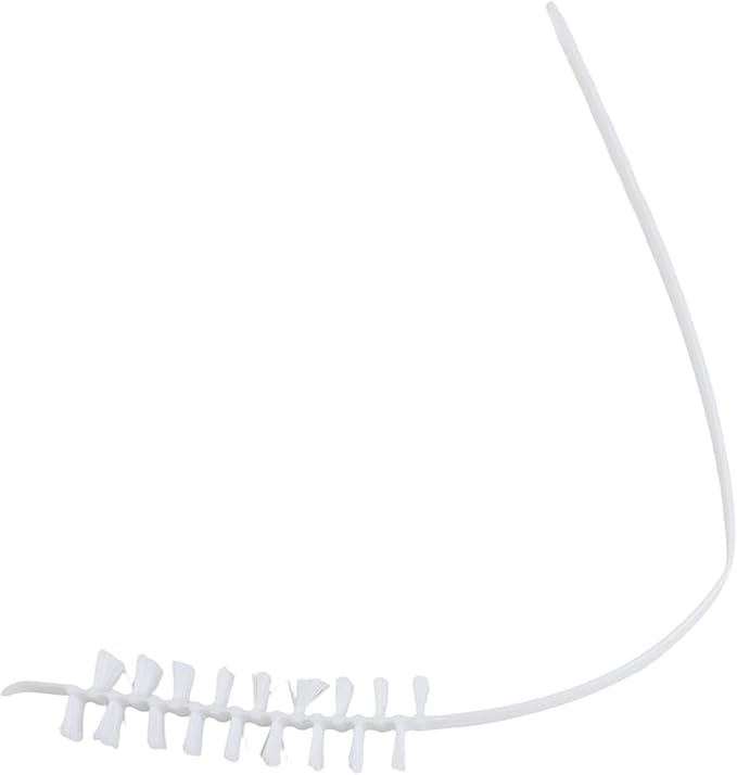 Washing Machine Cleaning Brush for Inner Cylinder, Flexible Long Handle Nylon Lint Removal Tool for Drum Washer Maintenance and Hard to Reach Areas, White