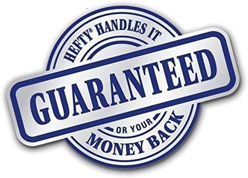 Hefty Clear Trash Bags, Clear, 30 Gallon, 36 Count (Pack of 2)
