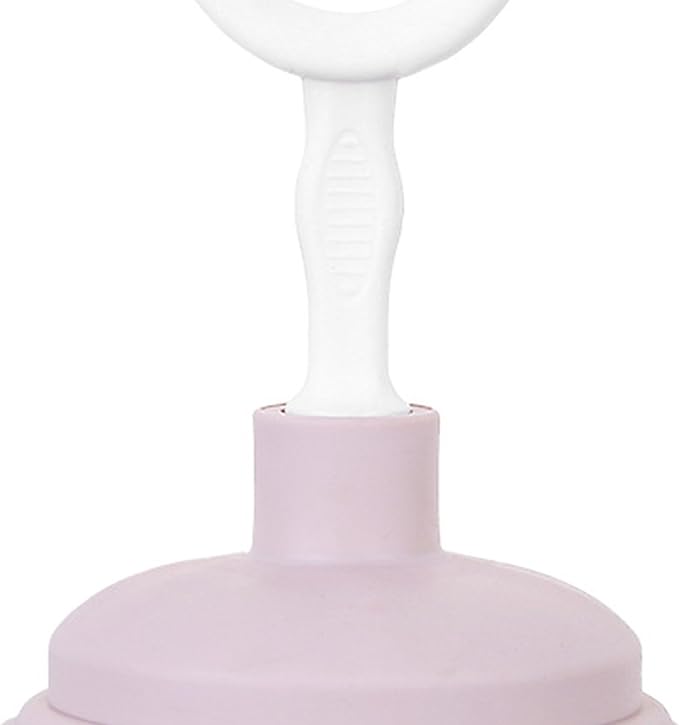 Professional Handheld Sink Plunger Versatile Drain Unclogger For Hair And Debris Strong Suction Easy Operation Long Service Life Pp And Pe Construction (Pink)