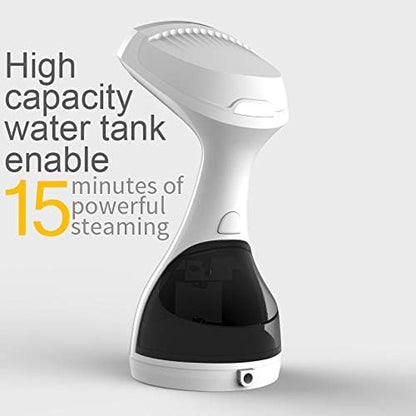 MagicPro Portable Garment Steamer for Clothes, Garments, Fabrics Removes Wrinkles for Fresh Clothing, Fast Heat and Auto Off, Handheld Travel Steamer with Detachable 300ml Water Tank