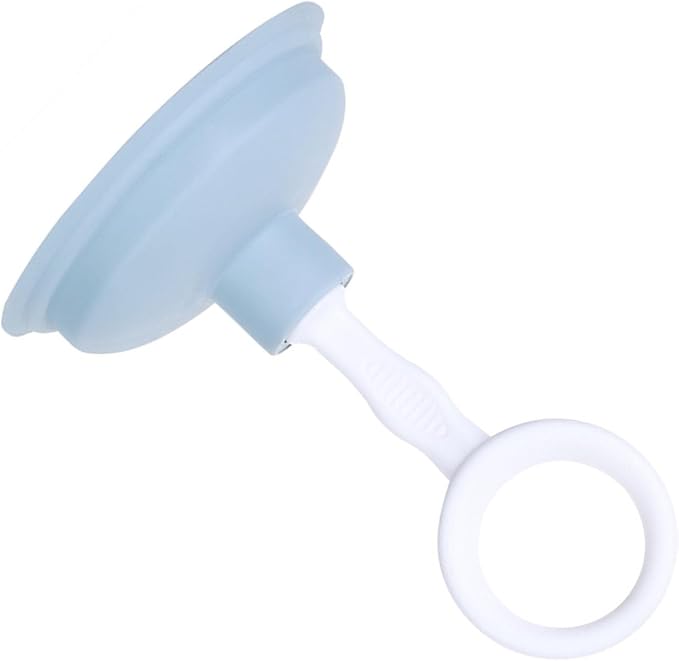 Professional Handheld Sink Plunger Versatile Drain Unclogger For Hair And Debris Strong Suction Easy Operation Long Service Life Pp And Pe Construction (Blue)