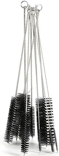 10pcs Refrigerator Condenser Cleaning Brush Clothes Dryer Lint Vent Cleaner Brush Foldable Washing Machine Home Brush Black
