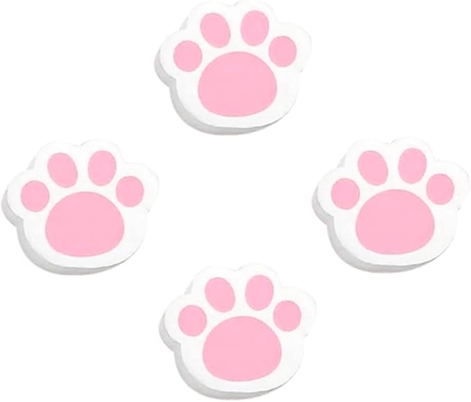 4pcs Cat Claw Mirror Cleaners Unique Adhesive Sponge Wipes for Glass and Bathroom Surfaces Easy to Use Durable and Cleaning Tools for Home Use
