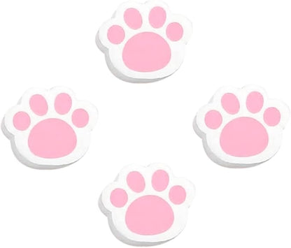 4pcs Cat Claw Mirror Cleaners Unique Adhesive Sponge Wipes for Glass and Bathroom Surfaces Easy to Use Durable and Cleaning Tools for Home Use