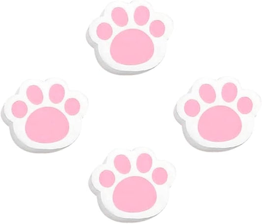 4pcs Cat Claw Mirror Cleaners Unique Adhesive Sponge Wipes for Glass and Bathroom Surfaces Easy to Use Durable and Cleaning Tools for Home Use