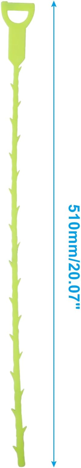 3 Pack 20 Inch Drain Clog Remover Snakes, Hair Cleaning Tool Effective Drain Snake Auger Tool for Sink, Shower, Bathtub, and Toilet(Green)