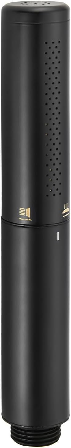 Heyalan Hand Held Shower Wand, High Pressure Handheld Head with Strong Flow, Luxury Spray for Bathroom,Dual Function,Matte Black