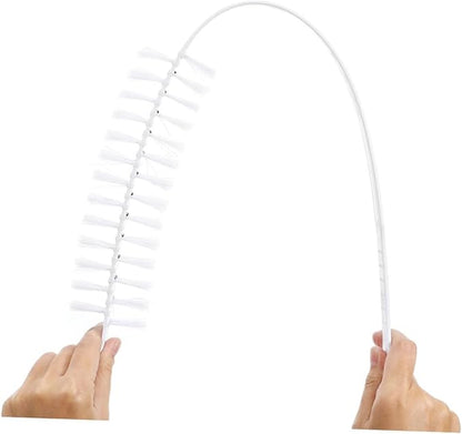 ARTIBETTER 2pcs Washer Cleaning Brush Long Handle Flexible Tool for Washing Machine Inner Drum Agitator Dirt Removal for Home Use