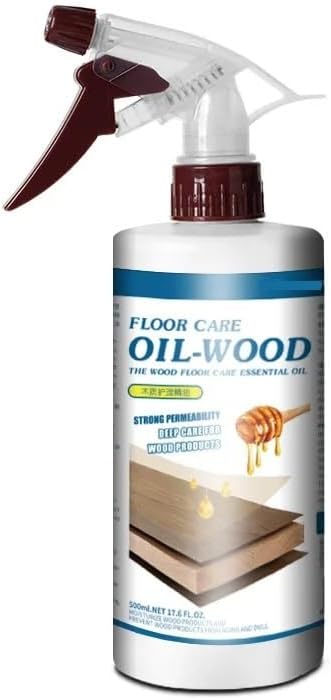 500ml Floor Polish And Restorer For Good Daily Clean Floor Care Solid Wood Waxing Oil Essential Oil Care To Prevent Scratches(1pcs)