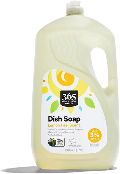 365 by Whole Foods Market Lemon Dish Soap Refill, 90 FZ