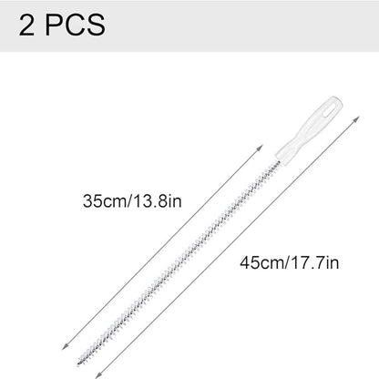 Flexible Drain Cleaner Brush, Bendable Shower Sink Long Pipe Cleaners Hair Clog Remover Cleaning Tool for Home Kitchen Sink, Bathroom Hair, Unclog Toilet, Dryer Vent, Sewer, Snake Tube