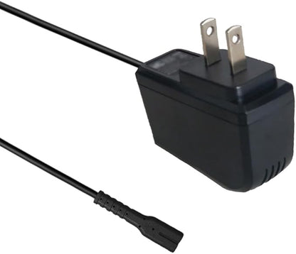 Charger for LABIGO Electric Spin Scrubber - 9V Adapter, Compatible with LABIGO Floor Scrubber LA1 Pro Model KS-2619, Replacement 2-pin Power Cable for Voweek VWS211 Replacement Adapter Power Cord 6Ft