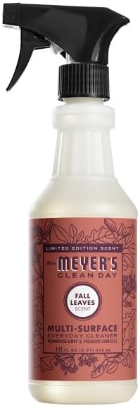 Mrs. MEYER'S CLEAN DAY Multi-Surface Everyday Cleaner, Fall Leaves, 16 Fl Oz (Pack of 6)