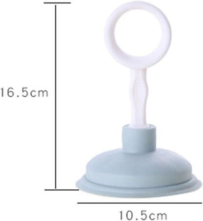 Professional Handheld Sink Plunger Versatile Drain Unclogger For Hair And Debris Strong Suction Easy Operation Long Service Life Pp And Pe Construction (Blue)