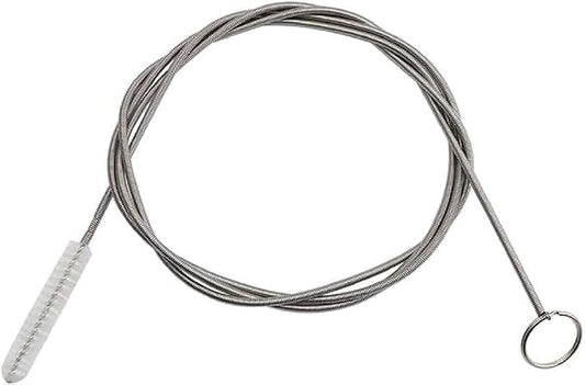 1 Pack 61 Inch Long Pipe Cleaner Flexible Tube Cleaning Brush Fridge Cleaning Tool,Stainless Steel Kitchen Drain Tube Cleaning Brushes Sink Fridge Skinny Pipe Drain Dredge Cleaning Tool