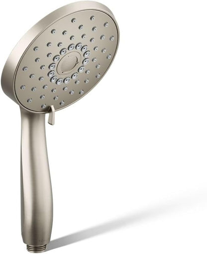 KOHLER K-22165-BN Forte® 2.5 GPM Multifunction Handshower, Shower Head with Handheld High Pressure, Katalyst Air-Induction, Powerful Spray, Vibrant Brushed Nickel
