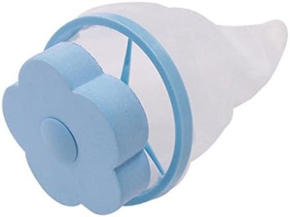 Mr.S Shop Flower-Type Washing Machine Floating Lint Mesh Bag Hair Filter Net Pouch