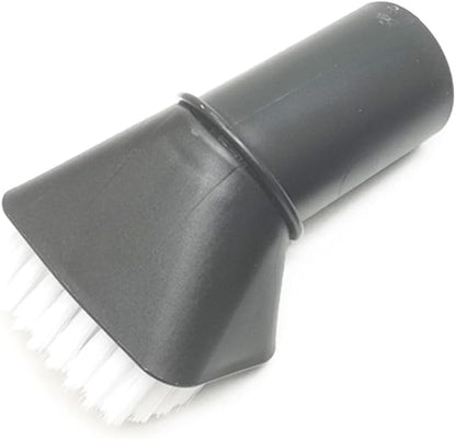 Round Vacuum Brush Set,Vacuum Dust Brush for Karcher WD2 WD3 WD4 WD5 Models, Dual Bristle Suction Brushes for Upholstery Carpet Dashboard Interior Cleaning with 32-35mm Adapter