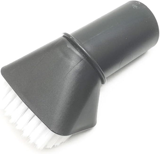 Round Vacuum Brush Set,Vacuum Dust Brush for Karcher WD2 WD3 WD4 WD5 Models, Dual Bristle Suction Brushes for Upholstery Carpet Dashboard Interior Cleaning with 32-35mm Adapter