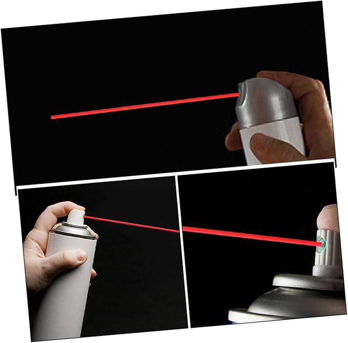 Veemoon 40pcs Nozzle Tube for Rust Remover and Cans Convenient Access to Hard Reach Areas Leakproof Design Plastic for Maintenance