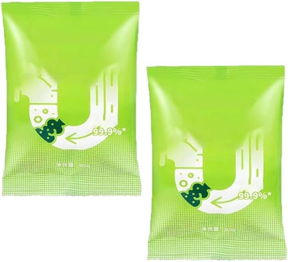 Powerful Pipeline Dredging Powder, Powerful Sink And Drain Cleaner Powder, Drain Clog Remover Agent, Drains Cleaner and Deodorizer, Multi-Purpose Pipe Cleaner for Kitchen Bathroom Toilet (2)
