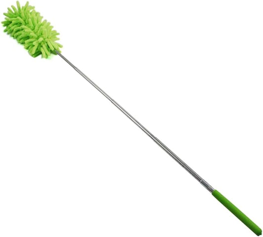 Extendable Flexible Feather Duster for Home and Office Cleaning - Blue