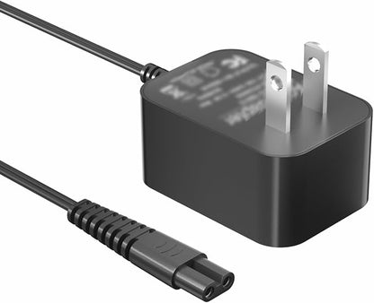 Superer 9V AC Charger Fit for Voweek Electric Spin Scrubber VWS211/SP02, LABIGO LA1 /LA2 /LA3 Pro, fit for Homitt HM115C/HM115CD/HM115CW/HM115CG, 2-Prong Power Adapter Cable Cord