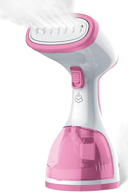 Steamer for Clothes 1500W，30S Fast Heat Plancha a Vapor Para Ropa, 260ML Water Tank Clothing Garment Fabric Iron Travel Steamer Handheld Portable for Wrinkles