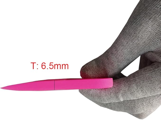 4 Inch Pink Anti-Scratch TPU Rubber Squeegee PPF Vinyl Scraper for Paint Protection Film, Car Tinting, Window Cleaning (Pink Square)