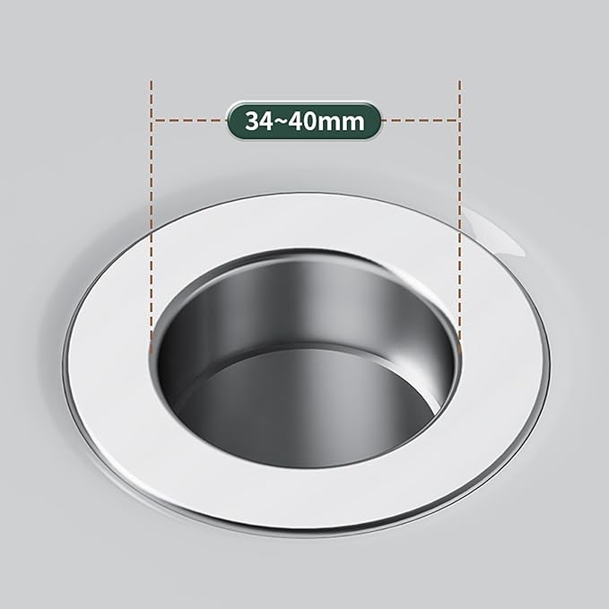 Drain Drain Plug Sink with Hair Strainer Popup Drain Strainer OUniversal Compatibility for Bathroom Sinks Shower Tray Drain Plug