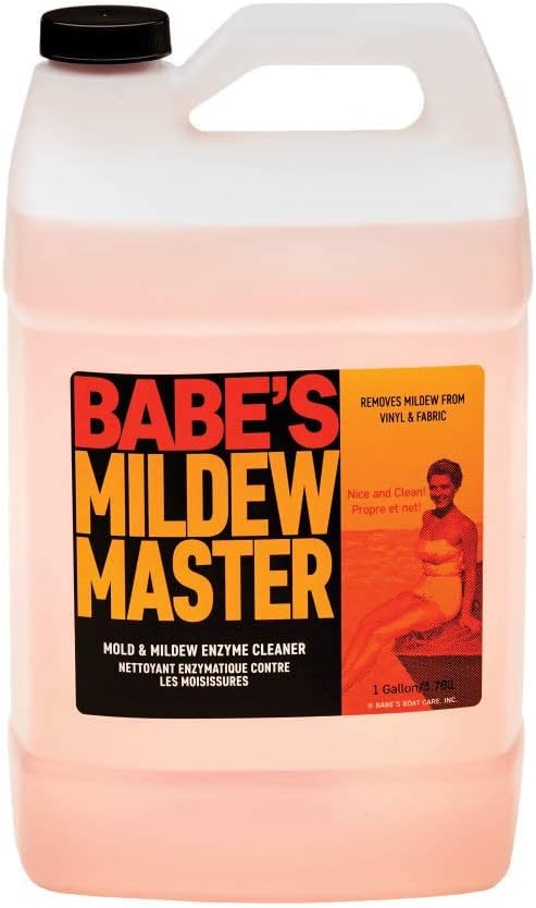 Babe’s Mildew Master – Lifts Marine Grime for Boats – Enzyme & Peroxide Formula – Safe for Carpet, Vinyl & Hard Surfaces