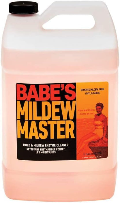 Babe’s Mildew Master – Lifts Marine Grime for Boats – Enzyme & Peroxide Formula – Safe for Carpet, Vinyl & Hard Surfaces