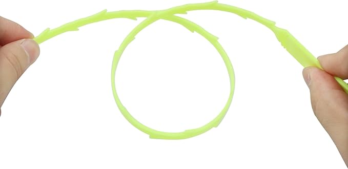 3 Pack 20 Inch Drain Clog Remover Snakes, Hair Cleaning Tool Effective Drain Snake Auger Tool for Sink, Shower, Bathtub, and Toilet(Green)