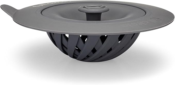 Full Circle Sinksational Sink Strainer - Stainless Steel Mesh, Prevents Clogs, Kitchen Sink, Eco-Friendly, Durable - Gray