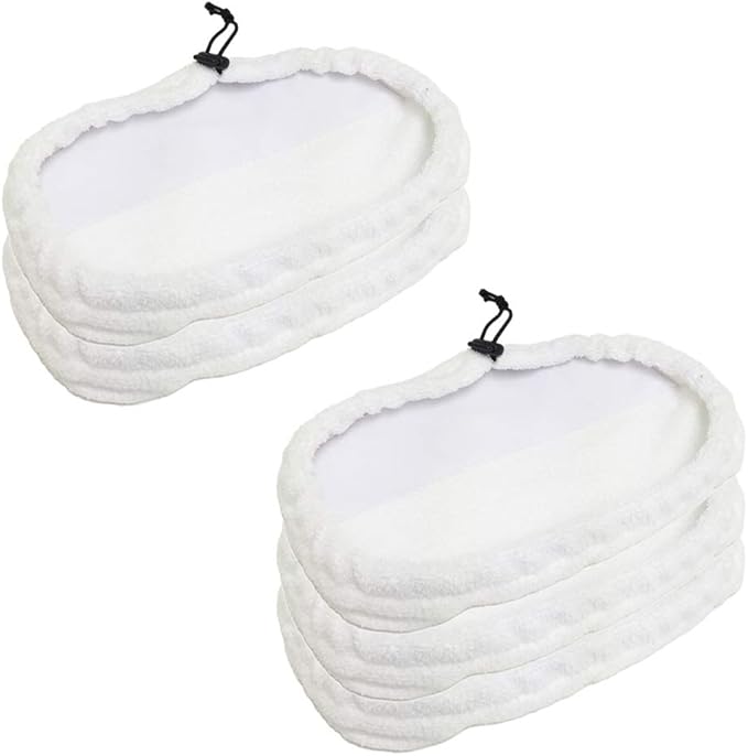 Clean Co. 5 Steam Pocket Mop Pads Compatible Replacement Pad for Bissell Steam Mop Model: 1867, 18677, 18671, 18674, 18675, 18676, 18678, 67L81, 90T1E, 90T1G, 18674, 31N1, and More