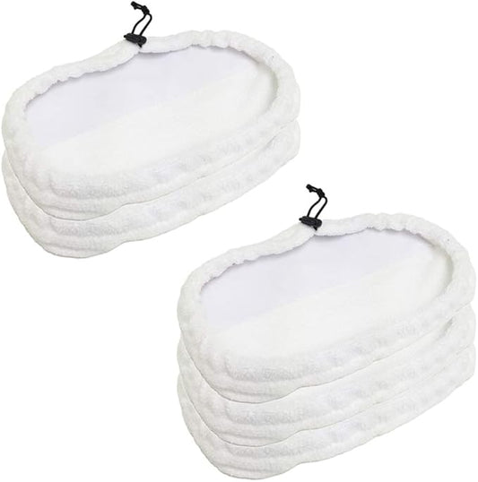Clean Co. 5 Steam Pocket Mop Pads Compatible Replacement Pad for Bissell Steam Mop Model: 1867, 18677, 18671, 18674, 18675, 18676, 18678, 67L81, 90T1E, 90T1G, 18674, 31N1, and More