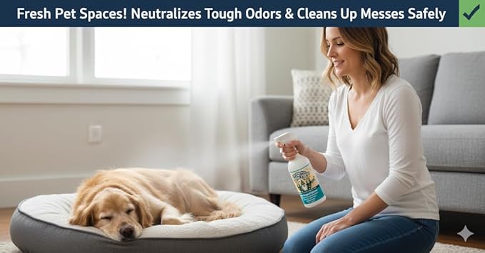 Multi-Purpose Cleaner – All Purpose Enzyme-Based Cleaner & Natural Disinfectant Spray – Non-Toxic, Chemical-Free, Scent Free, Child & Pet Safe Household Cleaner For People With Chemical Sensitivities