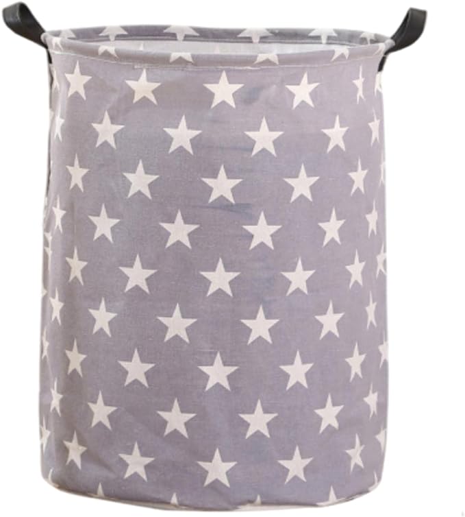 1PC Folding Laundry Basket Round Storage Bin Bag Large Hamper Collapsible Clothes Toy Basket Bucket Organizer Large Capacity