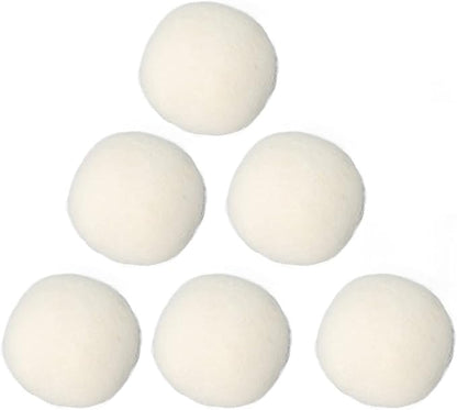 Wool Drying Balls, Premium Organic Fabric Softener, Reduce Drying Time, Reduce Static Electricity, Reusable, Wool Dryer Balls with Absorption,for Shortening Drying Time (5cm)