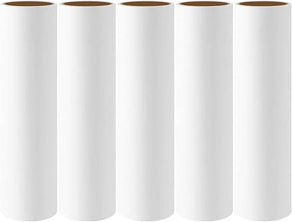9 inch Lint Roller Refills Only Compatible with Spotty Supersize Extra Sticky Adhesive Lint Roller Refill Pet Cat & Dog Hair Remover for Clothes and Furniture, Pack of 5 Refills, 300 Sheets Total