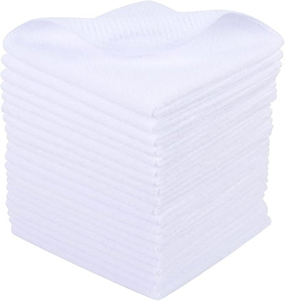 SINLAND Microfiber Dish Cloth Washing Cloths for Dishes Best Kitchen Cloths Cleaning Cloths Wash Cloth for Kitchen Poly Scour Side 12Inchx12Inch 20 Pack