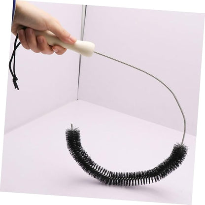 2pcs Dryer Vent Cleaner Brush Wooden Handle Brush for Washing Machine Cleaning Duct Cleaning Kit for Home Use