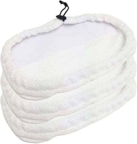 Clean Co. 3 Steam Pocket Mop Pads Compatible Replacement Pad for Bissell Steam Mop Model: 1867, 18677, 18671, 18674, 18675, 18676, 18678, 67L81, 90T1E, 90T1G, 18674, 31N1, and More