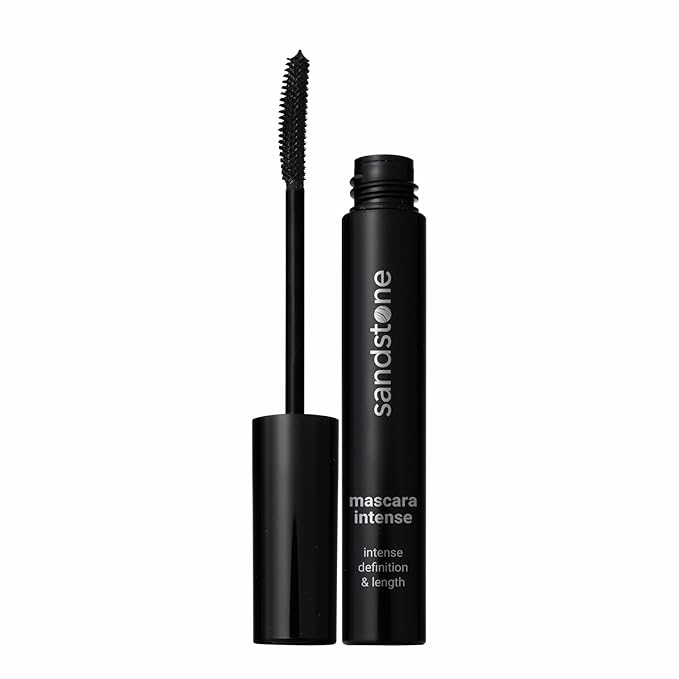 Hypoallergenic Mascara Sensitive Eyes - Smudge-Proof, Sweatproof, Lengthening Mascara with amazing separation of the lashes - Vegan, Non Toxic Mascara Black (Black, 9 ml)