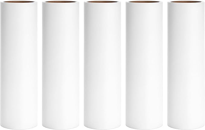 6.3 inch Lint Roller Refills Extra Sticky for PetLovers BomDa YabeePet Fedicelly and More 6.3'' Large Lint Rollers 60 Sheets per Refill Pack of 5 Rolls 300 Sheets Total