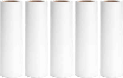 6.3 inch Lint Roller Refills Extra Sticky for PetLovers BomDa YabeePet Fedicelly and More 6.3'' Large Lint Rollers 60 Sheets per Refill Pack of 5 Rolls 300 Sheets Total
