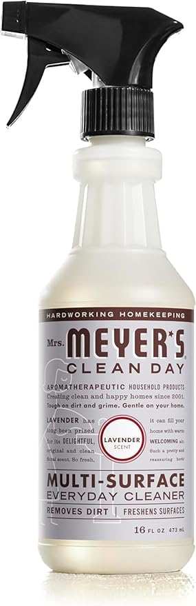 Mrs. MEYER'S CLEAN DAY Multi-Surface Cleaner 3 Pack Variety Pack, Mum, Lemon Verbena, Lavender, 16 Fl Oz Each, 1 CT