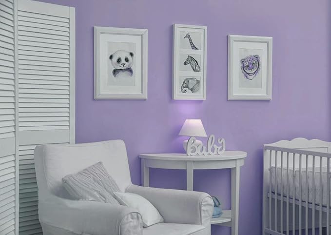 Safiyya 984.2"x17.7" Purple Wallpaper Peel and Stick Purple Contact Paper Solid Color Self Adhesive Removable Wallpaper for Bedroom Vinyl Rolls