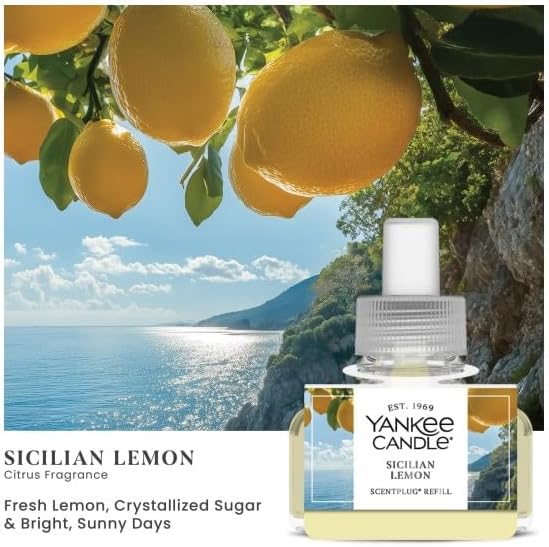 Yankee Candle Sicilian Lemon ScentPlug Refills (Pack of 6)