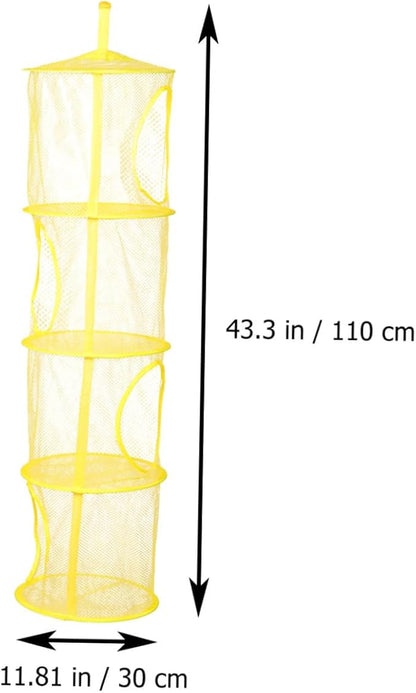 KOMBIUDA 1pc Drying Basket for Underwear and Socks Ventilated Clothes Organizer for Plush Toys and Dirty Laundry Space-saving Storage